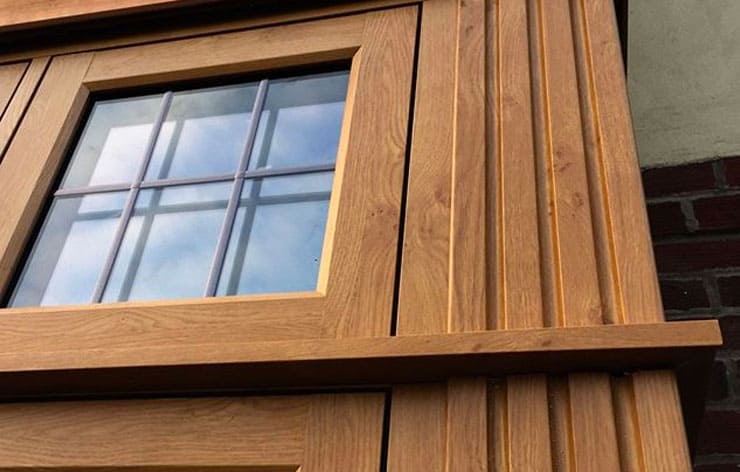 timber look windows